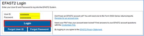 efast2 login.